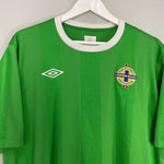 Shop 2010/11 NORTHERN IRELAND HOME SHIRT (XL) UMBRO, classic football shirts, vintage football shirts & retro soccer jerseys at Cult Kits