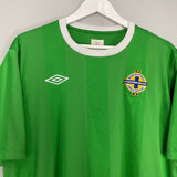 Shop 2010/11 NORTHERN IRELAND HOME SHIRT (XL) UMBRO, classic football shirts, vintage football shirts & retro soccer jerseys at Cult Kits