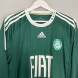 Shop 2010/11 PALMEIRAS L/S HOME SHIRT (L) ADIDAS, classic football shirts, vintage football shirts & retro soccer jerseys at Cult Kits