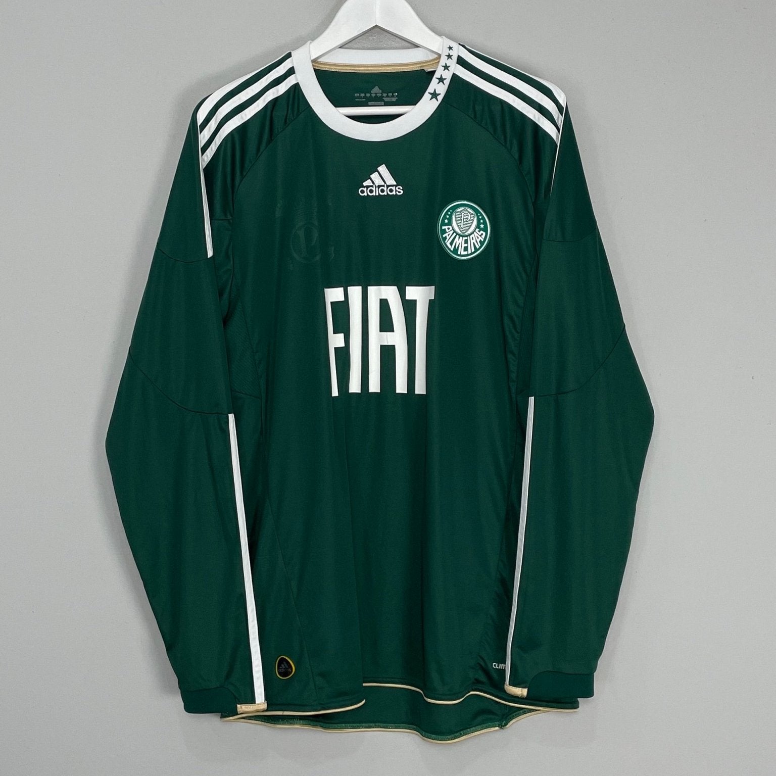 Shop 2010/11 PALMEIRAS L/S HOME SHIRT (L) ADIDAS, classic football shirts, vintage football shirts & retro soccer jerseys at Cult Kits