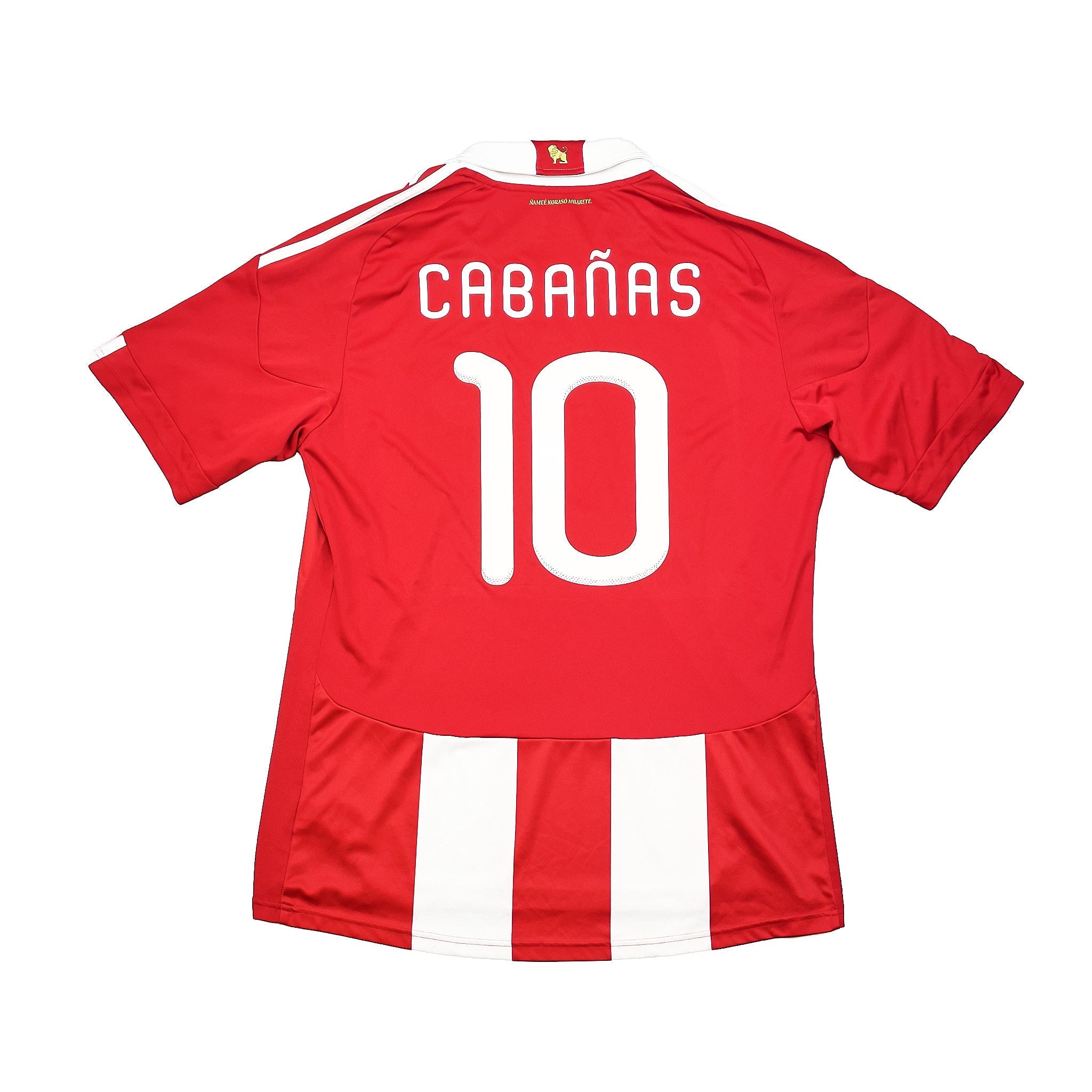 Buy 2010/11 Paraguay Cabanas 10 Home Shirt (XL) Adidas ~ Free worldwide shipping ~ Authentic Vintage Football Shirts from Cult Kits