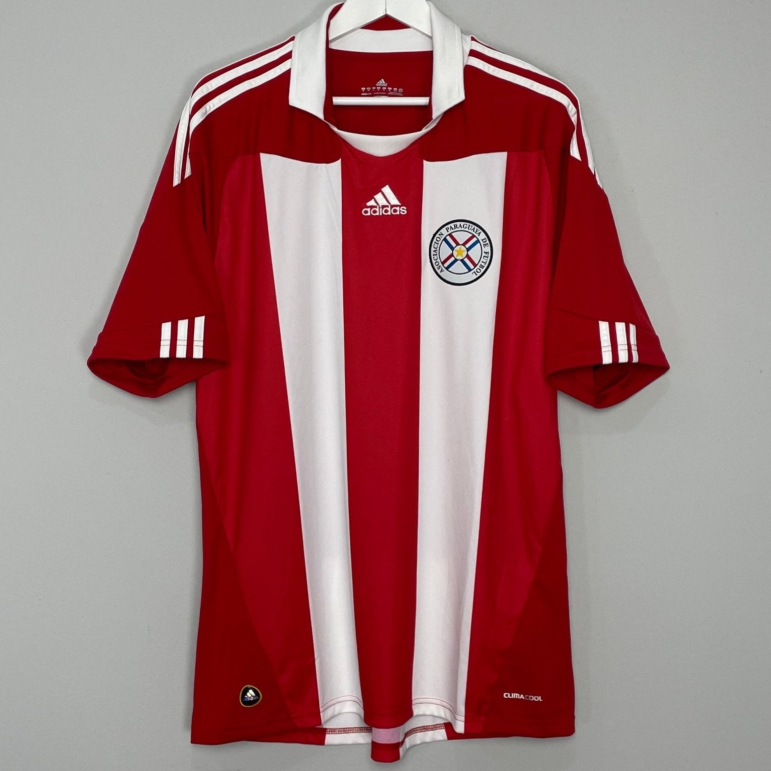 Shop 2010/11 PARAGUAY HOME SHIRT (XL) ADIDAS, classic football shirts, vintage football shirts & retro soccer jerseys at Cult Kits
