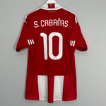 Shop 2010/11 PARAGUAY S.CABANAS #10 HOME SHIRT (L) ADIDAS, classic football shirts, vintage football shirts & retro soccer jerseys at Cult Kits