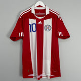 Shop 2010/11 PARAGUAY S.CABANAS #10 HOME SHIRT (L) ADIDAS, classic football shirts, vintage football shirts & retro soccer jerseys at Cult Kits