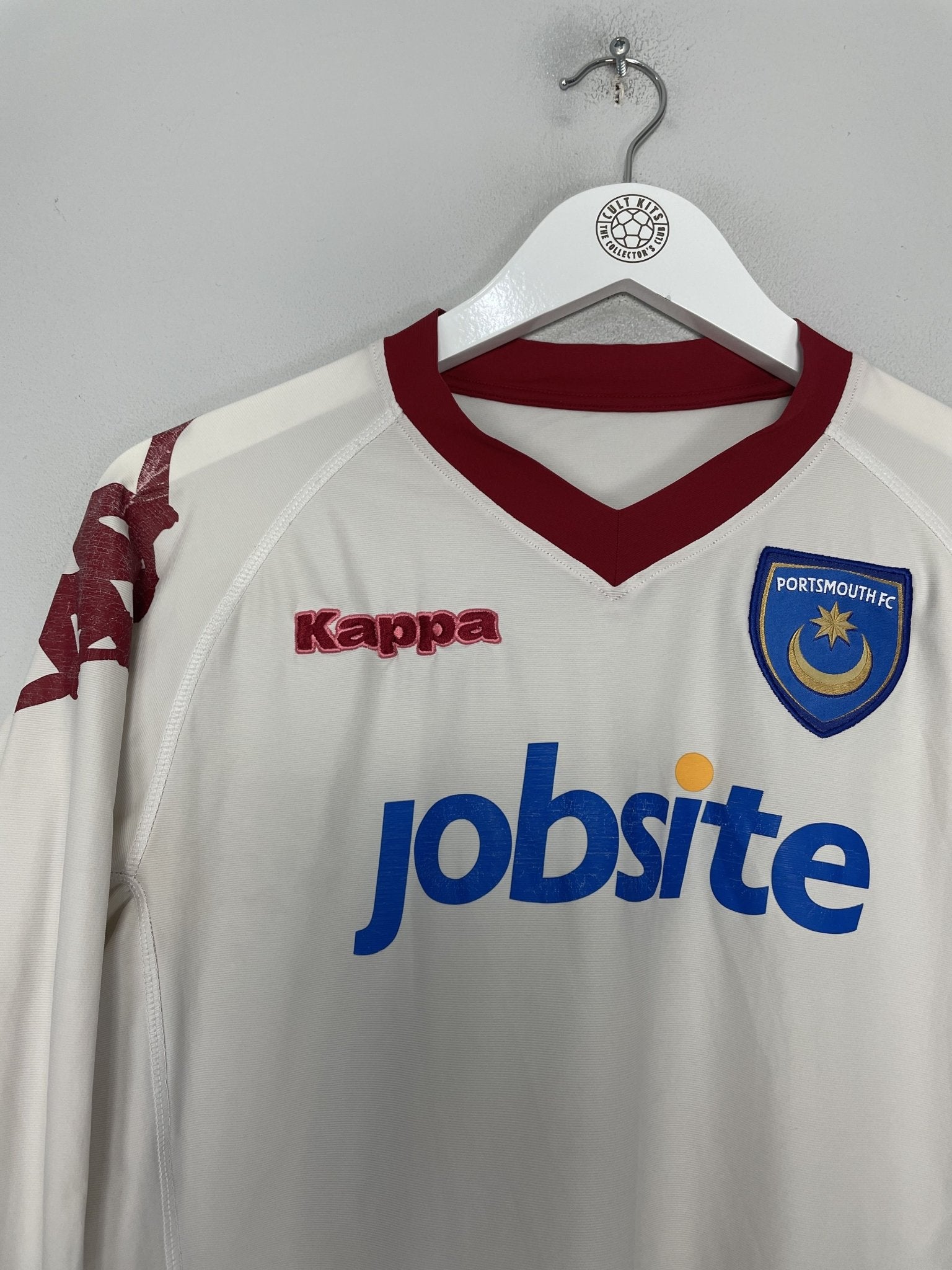 Shop 2010/11 PORTSMOUTH KANU #27 L/S AWAY SHIRT (S) KAPPA, classic football shirts, vintage football shirts & retro soccer jerseys at Cult Kits