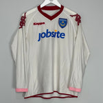 Shop 2010/11 PORTSMOUTH KANU #27 L/S AWAY SHIRT (S) KAPPA, classic football shirts, vintage football shirts & retro soccer jerseys at Cult Kits