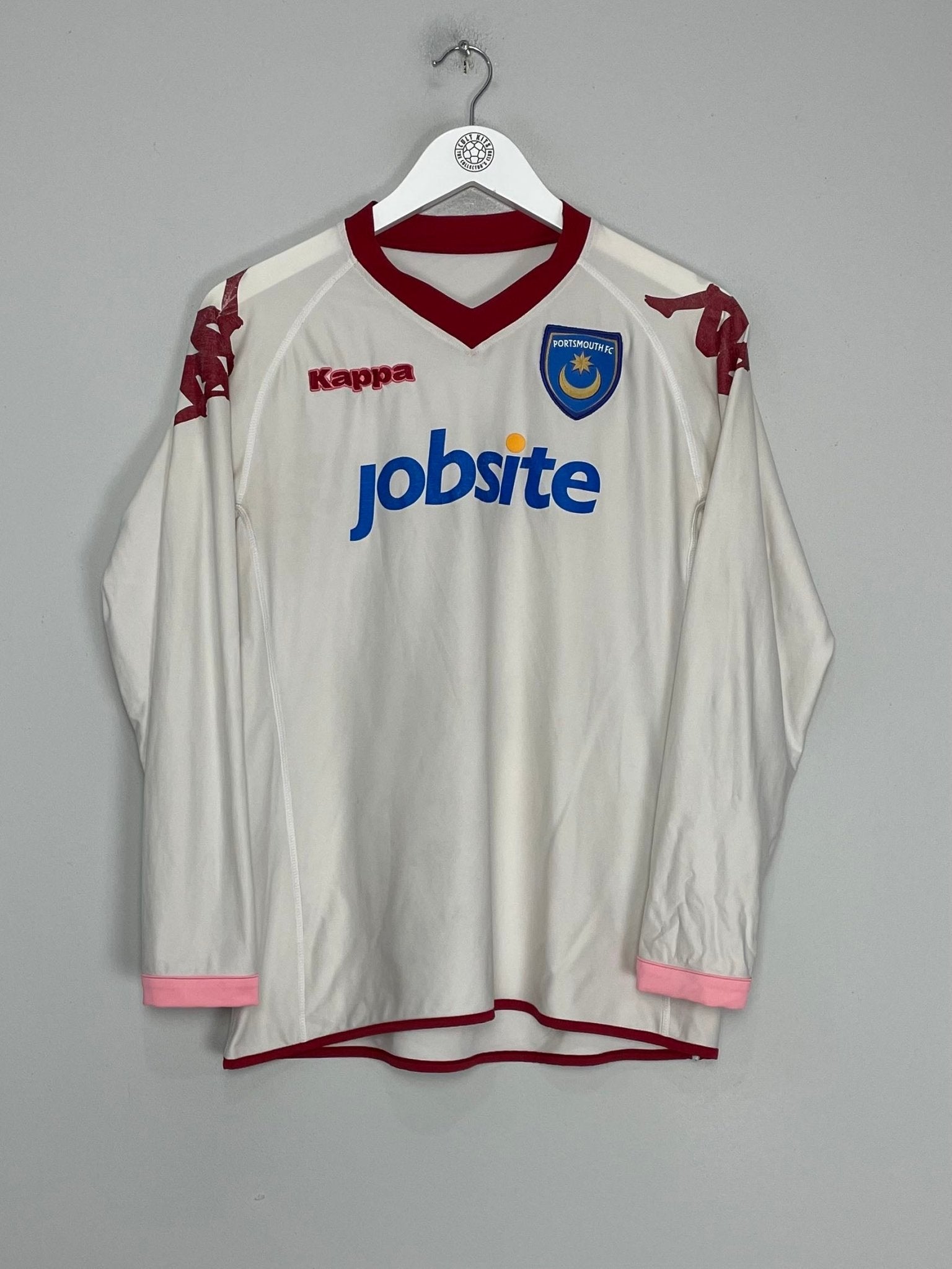 Shop 2010/11 PORTSMOUTH KANU #27 L/S AWAY SHIRT (S) KAPPA, classic football shirts, vintage football shirts & retro soccer jerseys at Cult Kits