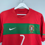Shop 2010/11 PORTUGAL RONALDO #7 HOME SHIRT (M) NIKE, classic football shirts, vintage football shirts & retro soccer jerseys at Cult Kits