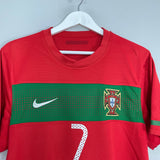 Shop 2010/11 PORTUGAL RONALDO #7 HOME SHIRT (M) NIKE, classic football shirts, vintage football shirts & retro soccer jerseys at Cult Kits