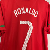 Shop 2010/11 PORTUGAL RONALDO #7 HOME SHIRT (M) NIKE, classic football shirts, vintage football shirts & retro soccer jerseys at Cult Kits