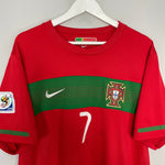 Shop 2010/11 PORTUGAL RONALDO #7 HOME SHIRT (XL) NIKE, classic football shirts, vintage football shirts & retro soccer jerseys at Cult Kits