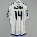 Shop 2010/11 REAL MADRID ALONSO #14 C/L HOME SHIRT (L) ADIDAS, classic football shirts, vintage football shirts & retro soccer jerseys at Cult Kits