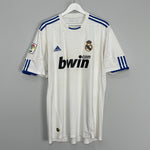 Shop 2010/11 REAL MADRID HOME SHIRT (XL) ADIDAS, classic football shirts, vintage football shirts & retro soccer jerseys at Cult Kits