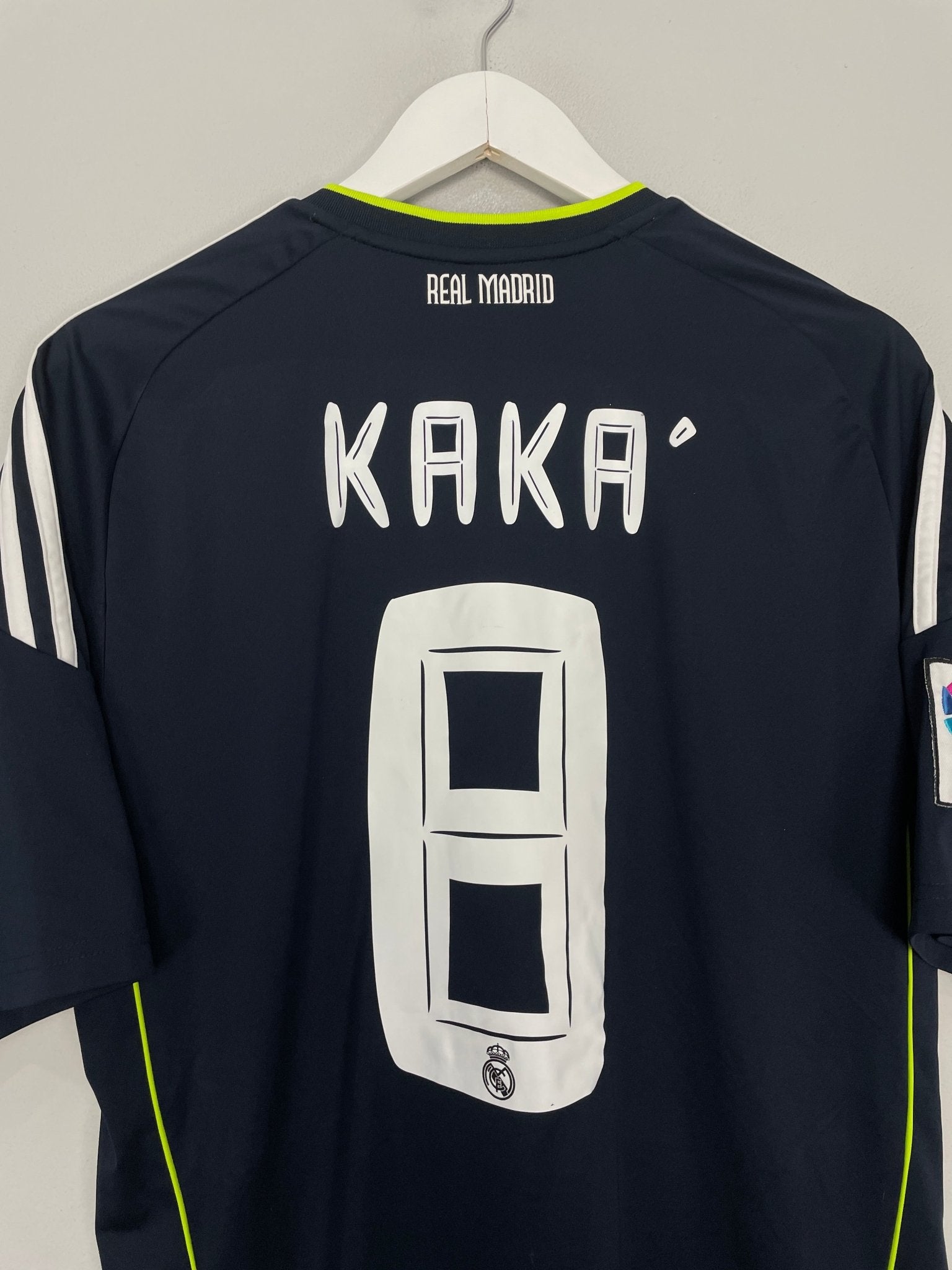 Shop 2010/11 REAL MADRID KAKA #8 AWAY SHIRT (L) ADIDAS, classic football shirts, vintage football shirts & retro soccer jerseys at Cult Kits