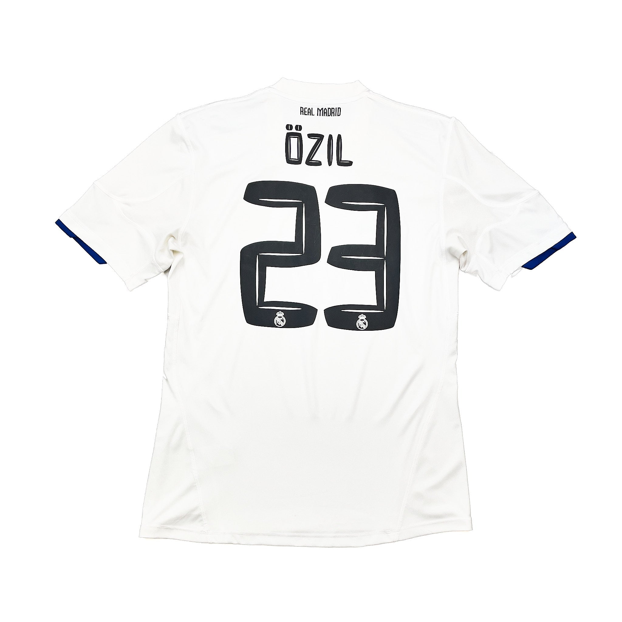 Buy 2010/11 Real Madrid Ozil 23 Home Shirt (M) Adidas ~ Free worldwide shipping ~ Authentic Vintage Football Shirts from Cult Kits