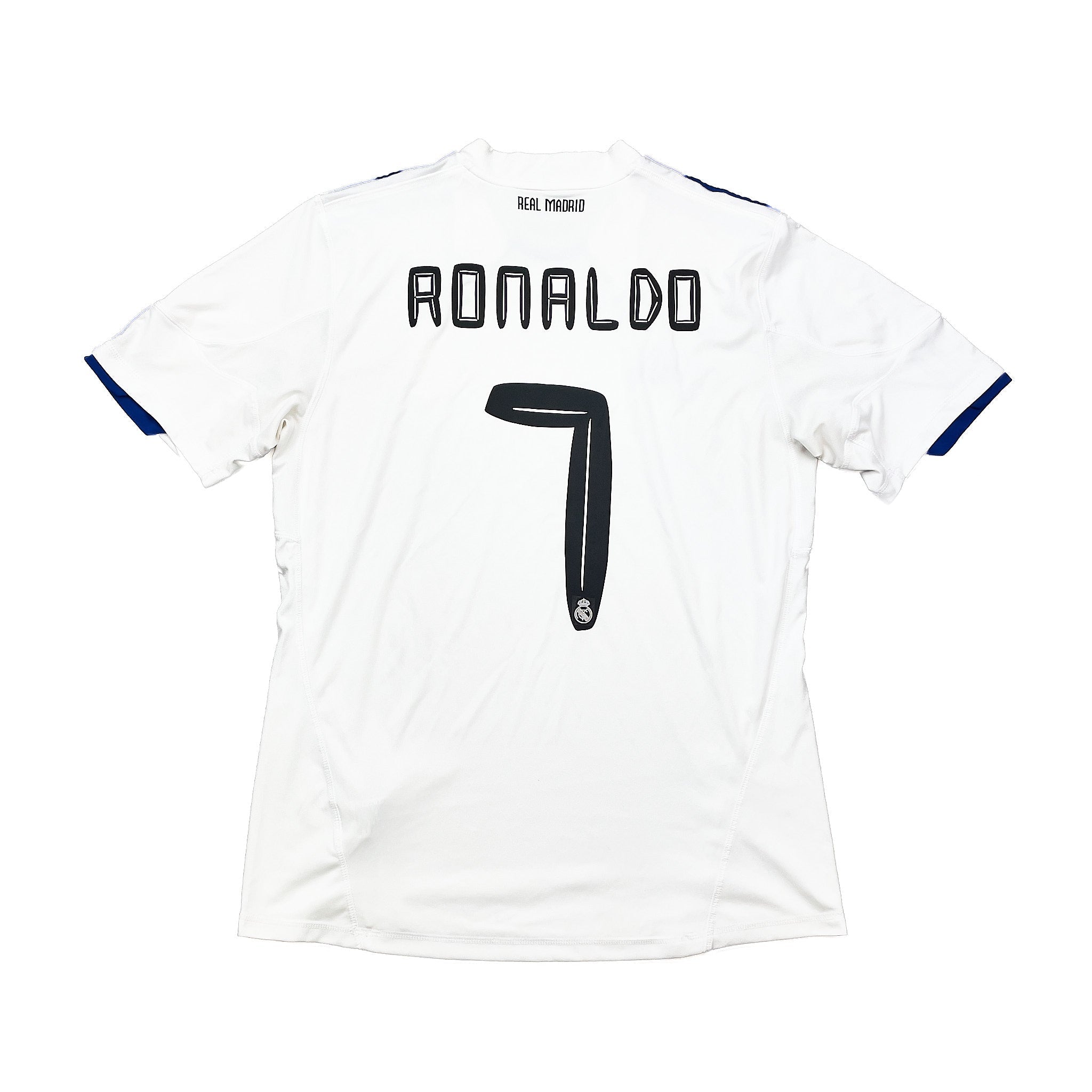 Buy 2010/11 REAL MADRID RONALDO 7 HOME SHIRT (L) ADIDAS ~ Free worldwide shipping available ~ Authentic Vintage Football Shirts from Cult Kits
