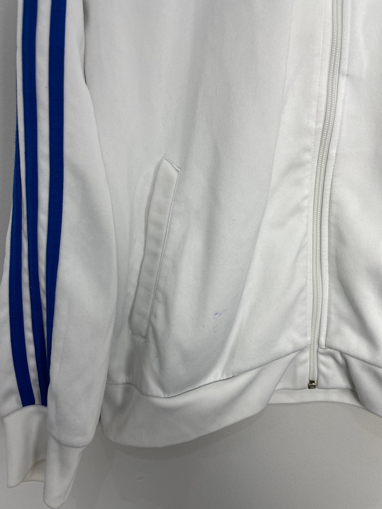 Shop 2010/11 REAL MADRID TRACK JACKET (M) ADIDAS, classic football shirts, vintage football shirts & retro soccer jerseys at Cult Kits