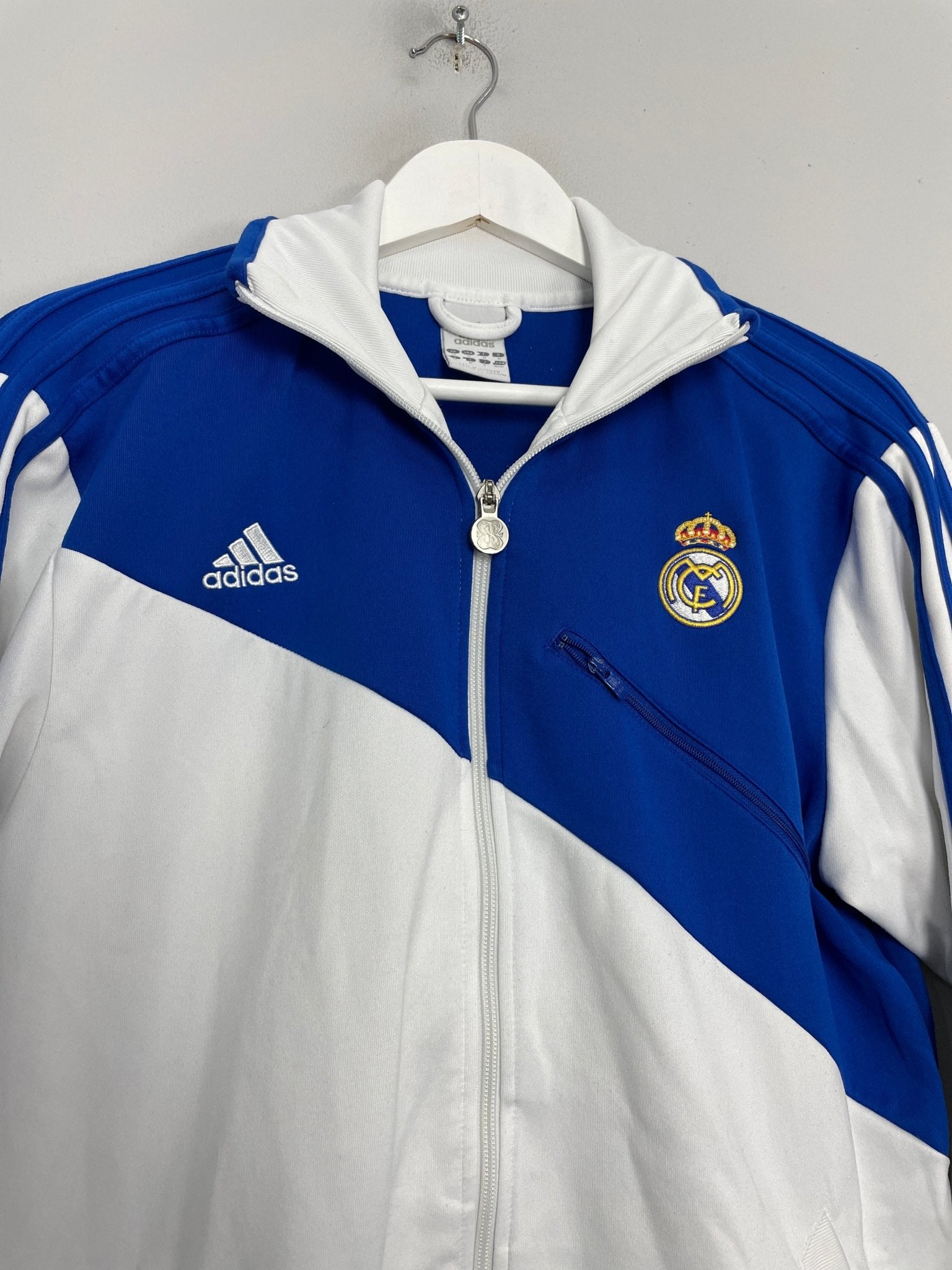 Shop 2010/11 REAL MADRID TRACK JACKET (M) ADIDAS, classic football shirts, vintage football shirts & retro soccer jerseys at Cult Kits