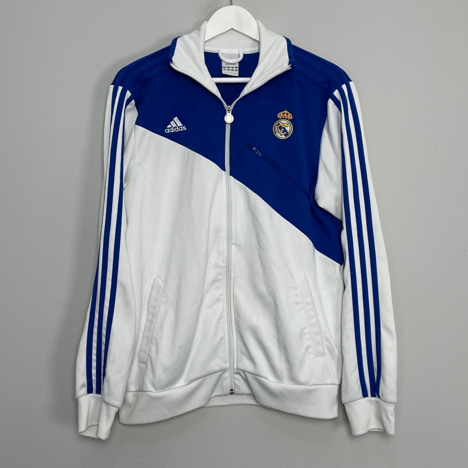 Shop 2010/11 REAL MADRID TRACK JACKET (M) ADIDAS, classic football shirts, vintage football shirts & retro soccer jerseys at Cult Kits