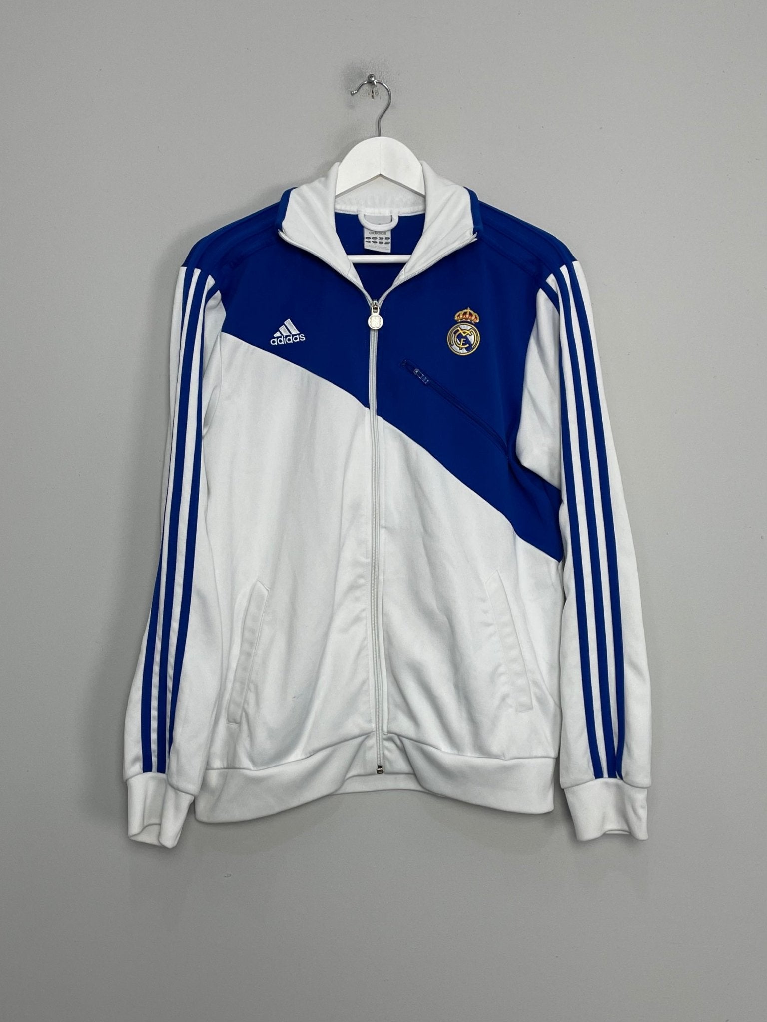 Shop 2010/11 REAL MADRID TRACK JACKET (M) ADIDAS, classic football shirts, vintage football shirts & retro soccer jerseys at Cult Kits
