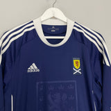 Shop 2010/11 SCOTLAND L/S HOME SHIRT (M) ADIDAS, classic football shirts, vintage football shirts & retro soccer jerseys at Cult Kits