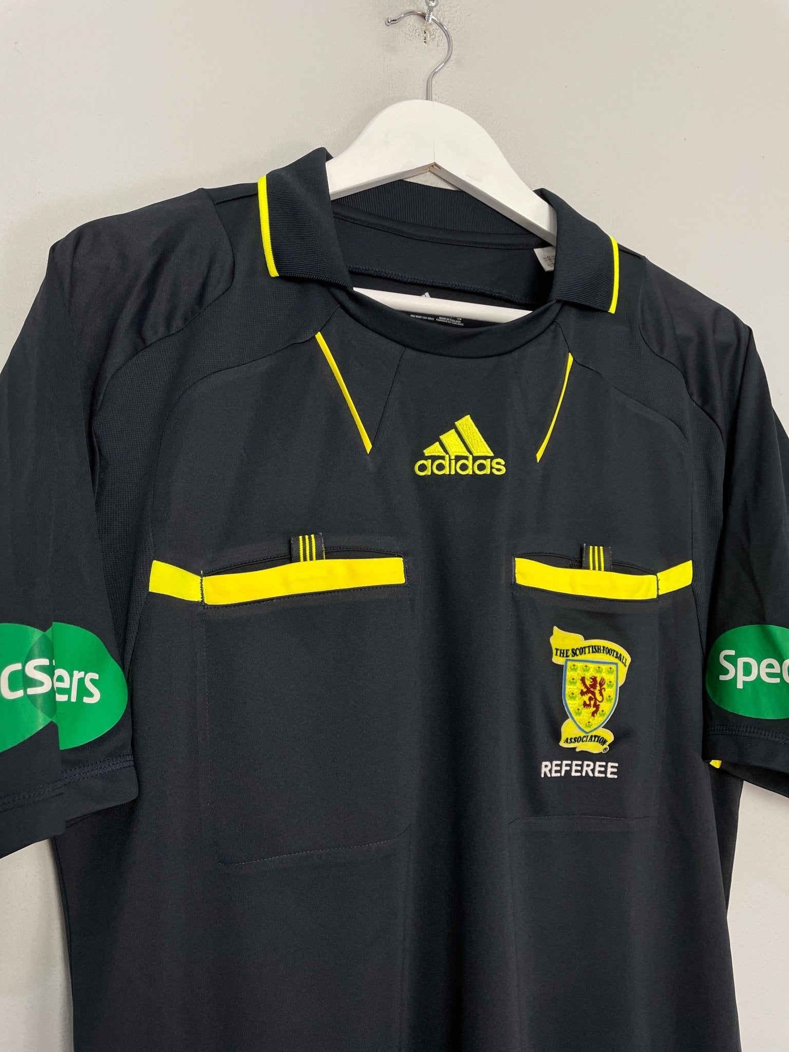 Shop 2010/11 SCOTLAND REFEREE SHIRT (L) ADIDAS, classic football shirts, vintage football shirts & retro soccer jerseys at Cult Kits