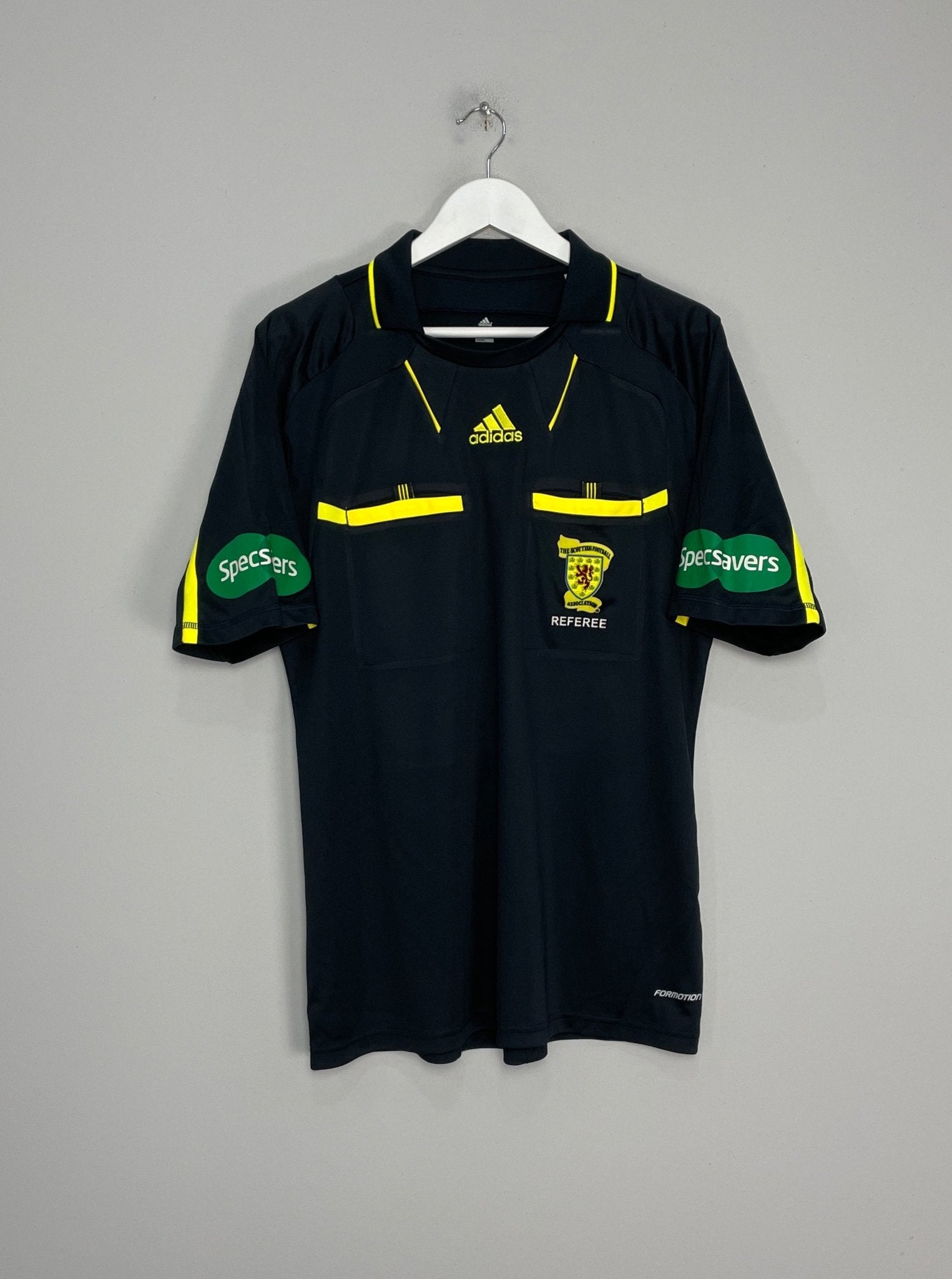Shop 2010/11 SCOTLAND REFEREE SHIRT (L) ADIDAS, classic football shirts, vintage football shirts & retro soccer jerseys at Cult Kits