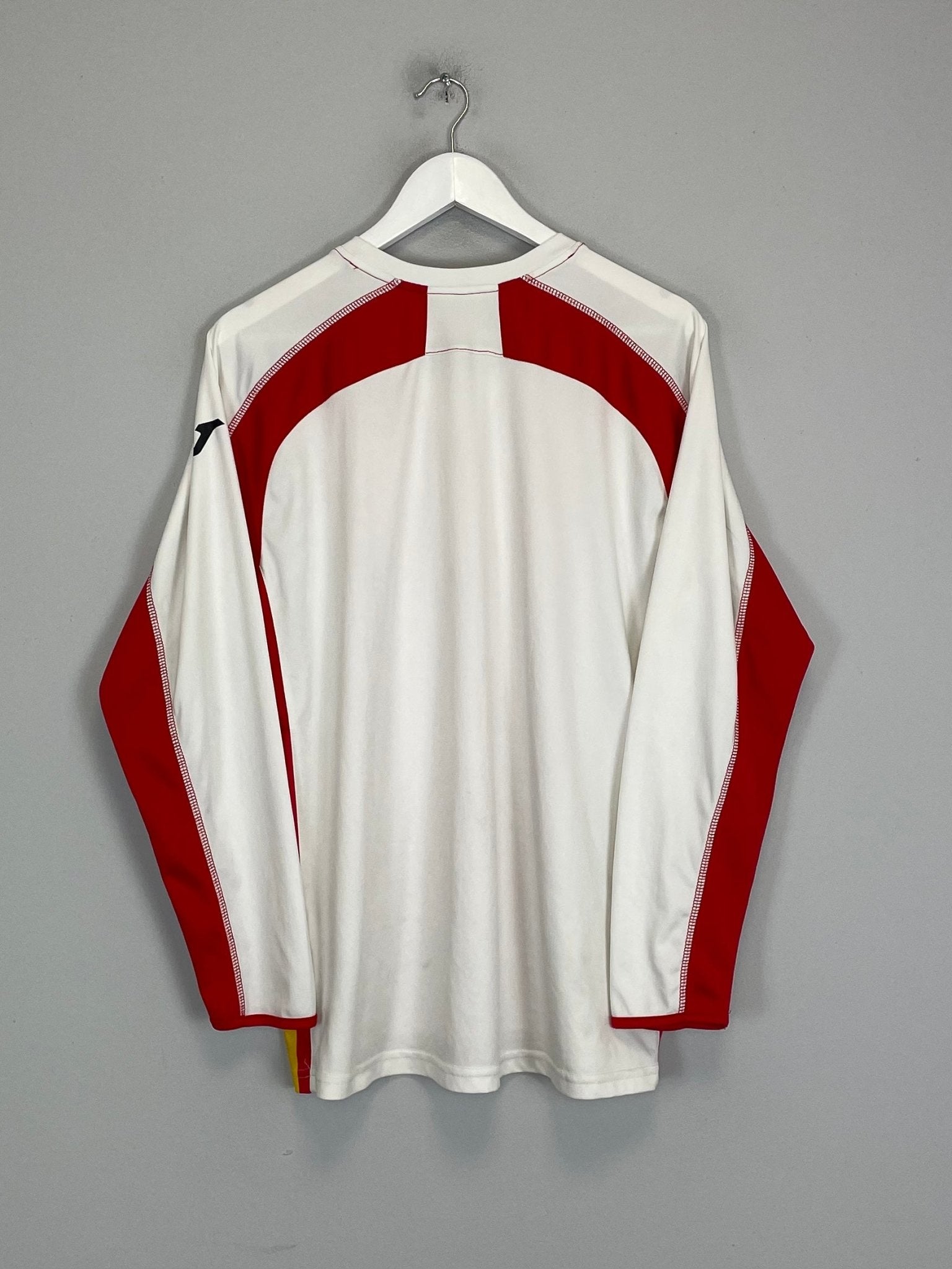 Shop 2010/11 SEVILLA L/S CUP HOME SHIRT (M) JOMA, classic football shirts, vintage football shirts & retro soccer jerseys at Cult Kits