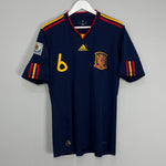 Shop 2010/11 SPAIN A.INIESTA #6 AWAY SHIRT (L) ADIDAS, classic football shirts, vintage football shirts & retro soccer jerseys at Cult Kits