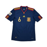 Buy 2010/11 Spain A.Iniesta 6 Away Shirt (M) Adidas ~ Free worldwide shipping ~ Authentic Vintage Football Shirts from Cult Kits