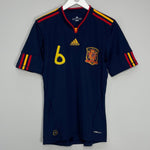 Shop 2010/11 SPAIN A.INIESTA #6 AWAY SHIRT (S) ADIDAS, classic football shirts, vintage football shirts & retro soccer jerseys at Cult Kits