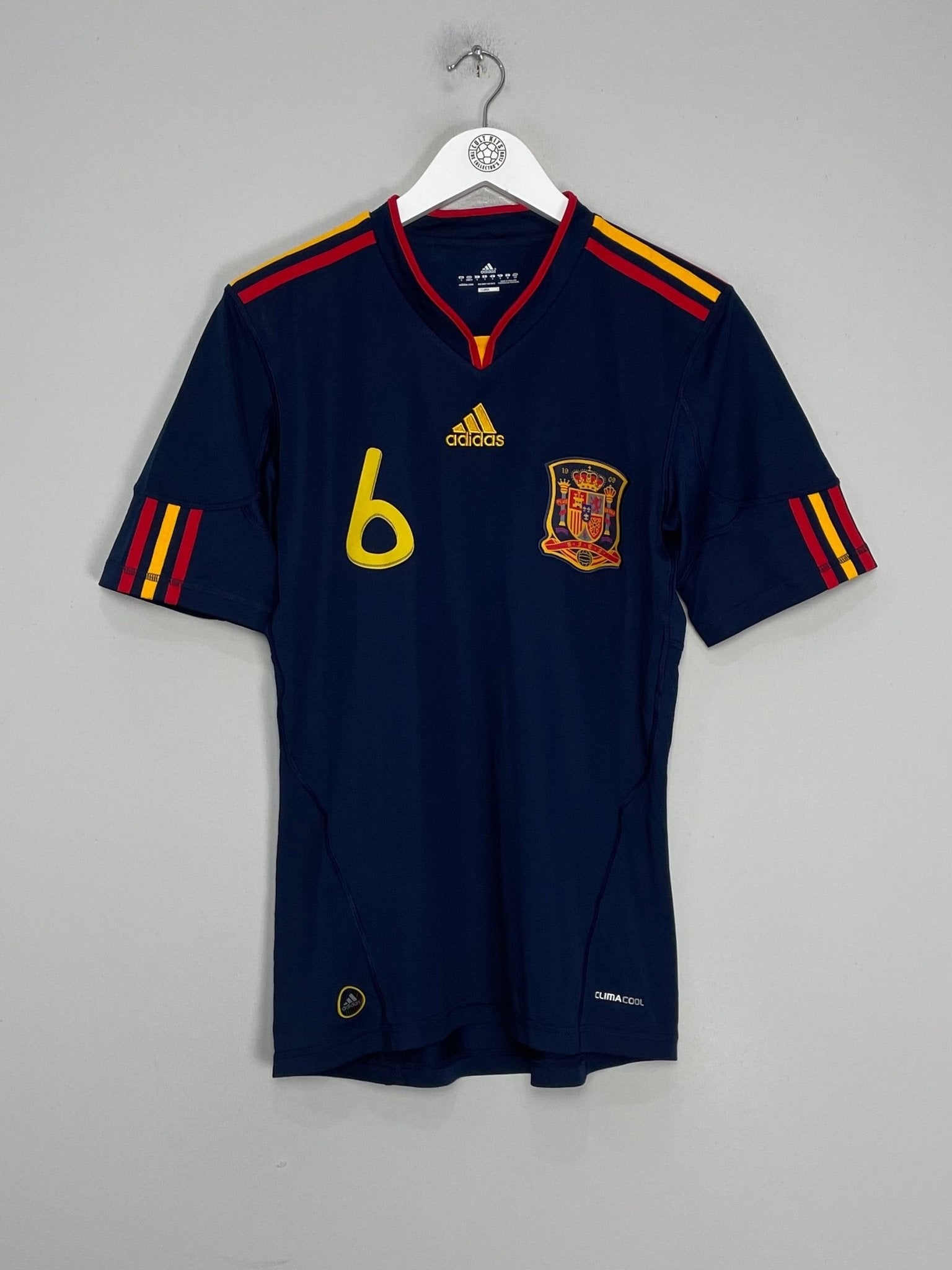Shop 2010/11 SPAIN A.INIESTA #6 AWAY SHIRT (S) ADIDAS, classic football shirts, vintage football shirts & retro soccer jerseys at Cult Kits