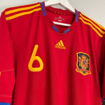 Shop 2010/11 SPAIN A.INIESTA #6 *BNWT* HOME SHIRT (XL) ADIDAS, classic football shirts, vintage football shirts & retro soccer jerseys at Cult Kits