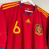 Shop 2010/11 SPAIN A.INIESTA #6 *BNWT* HOME SHIRT (XL) ADIDAS, classic football shirts, vintage football shirts & retro soccer jerseys at Cult Kits
