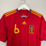 Shop 2010/11 SPAIN A.INIESTA #6 HOME SHIRT (M) ADIDAS, classic football shirts, vintage football shirts & retro soccer jerseys at Cult Kits