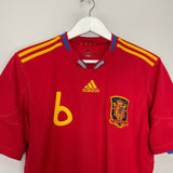 Shop 2010/11 SPAIN A.INIESTA #6 HOME SHIRT (M) ADIDAS, classic football shirts, vintage football shirts & retro soccer jerseys at Cult Kits
