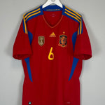 2010/11 SPAIN A.INIESTA 6 HOME SHIRT (XL) ADIDAS - Cult Kits - XL - Buy Vintage Football Shirts, Authentic Retro Football Shirts For Sale, Classic Football Shirts & Soccer Jersey