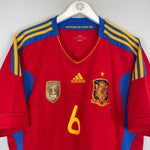 2010/11 SPAIN A.INIESTA 6 HOME SHIRT (XL) ADIDAS - Cult Kits - XL - Buy Vintage Football Shirts, Authentic Retro Football Shirts For Sale, Classic Football Shirts & Soccer Jersey