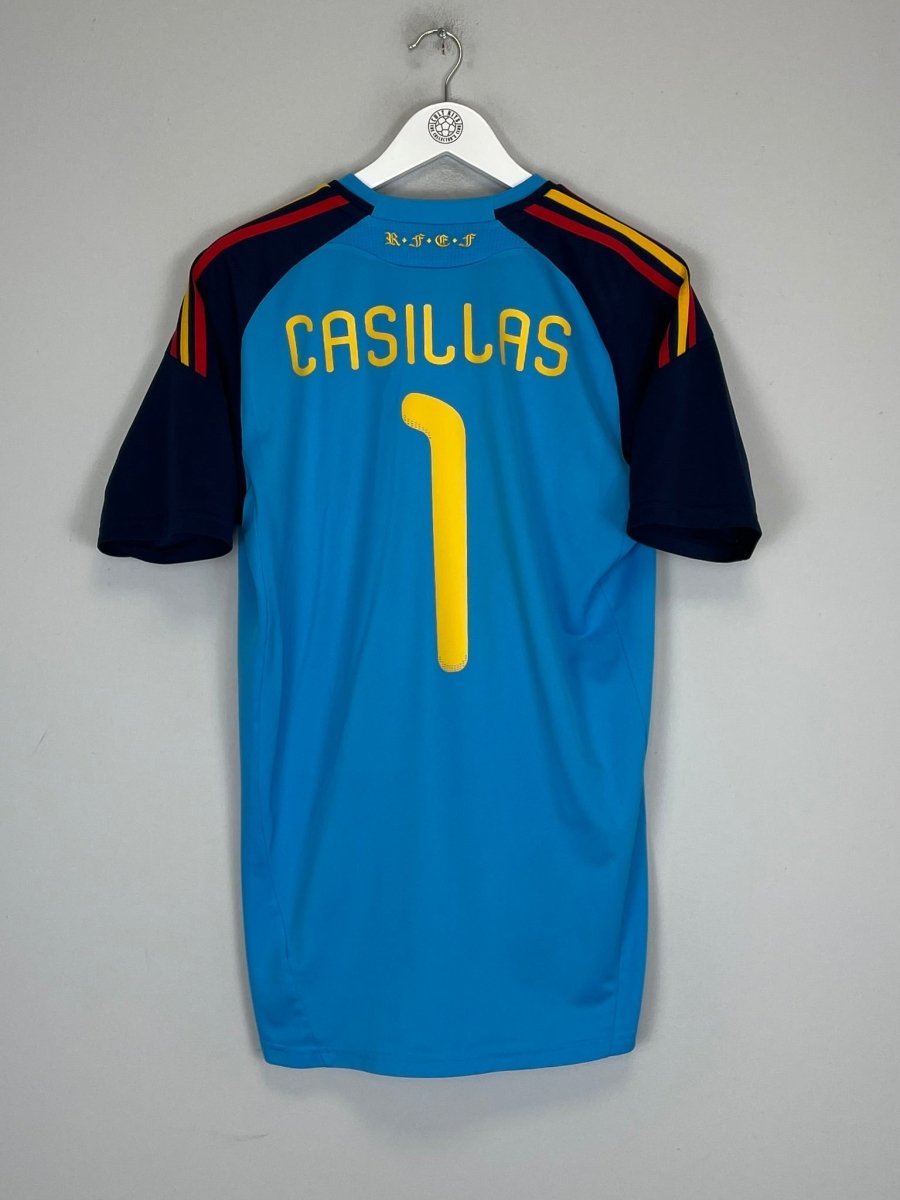 2010/11 SPAIN I.CASILLAS 1 GK SHIRT (M) ADIDAS - Cult Kits - Medium - Buy Vintage Football Shirts, Authentic Retro Football Shirts For Sale, Classic Football Shirts & Soccer Jersey