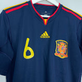 Shop 2010/11 SPAIN INIESTA #6 AWAY SHIRT (M) ADIDAS, classic football shirts, vintage football shirts & retro soccer jerseys at Cult Kits