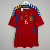 Shop 2010/11 SPAIN INIESTA #6 *BNWT* HOME SHIRT (XL) ADIDAS, classic football shirts, vintage football shirts & retro soccer jerseys at Cult Kits