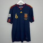 Shop 2010/11 SPAIN INIESTA #6 WC FINAL AWAY SHIRT (XL) ADIDAS, classic football shirts, vintage football shirts & retro soccer jerseys at Cult Kits