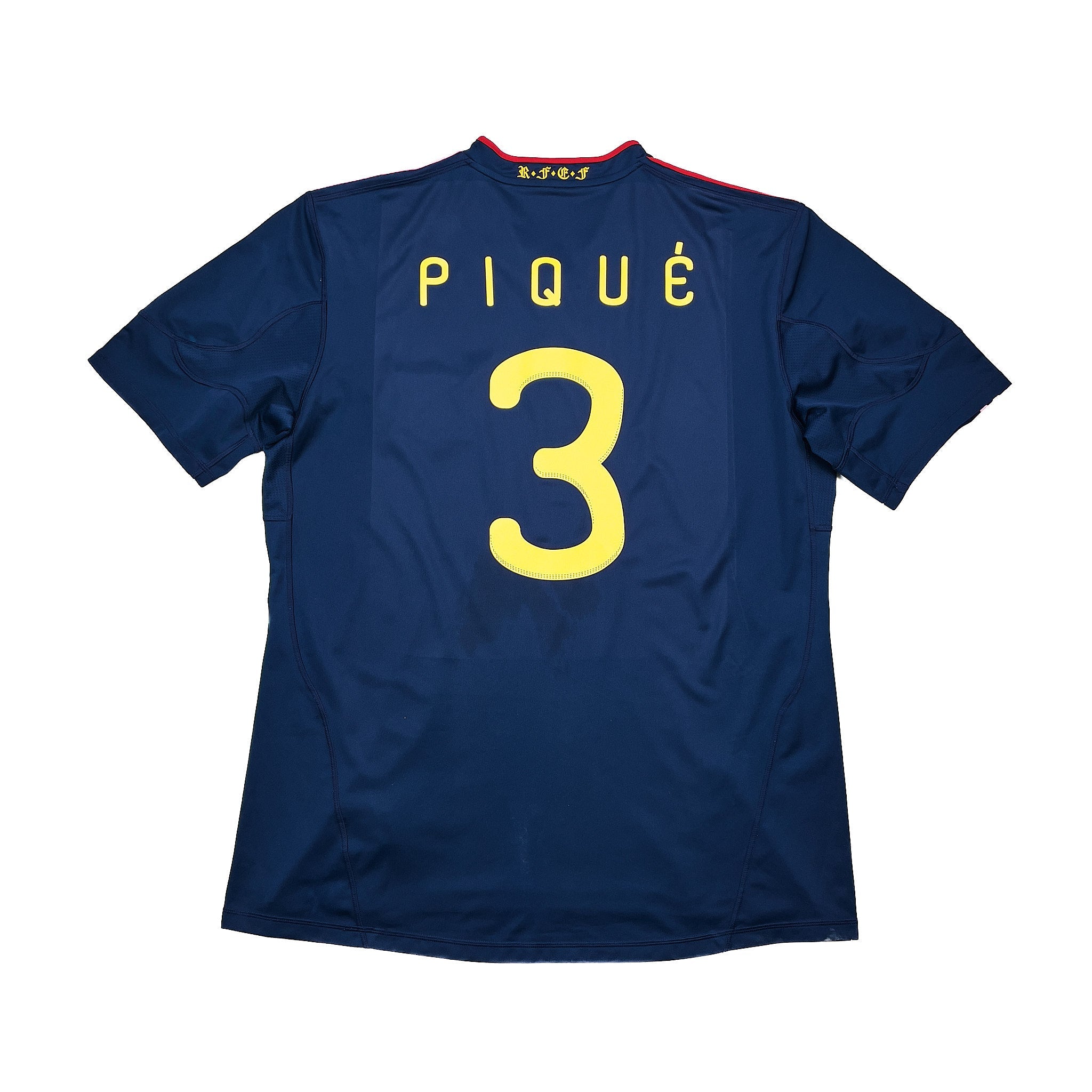 Buy 2010/11 Spain Pique 3 Away Shirt (XXL) Adidas ~ Free worldwide shipping ~ Authentic Vintage Football Shirts from Cult Kits