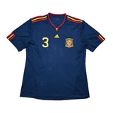 Buy 2010/11 Spain Pique 3 Away Shirt (XXL) Adidas ~ Free worldwide shipping ~ Authentic Vintage Football Shirts from Cult Kits