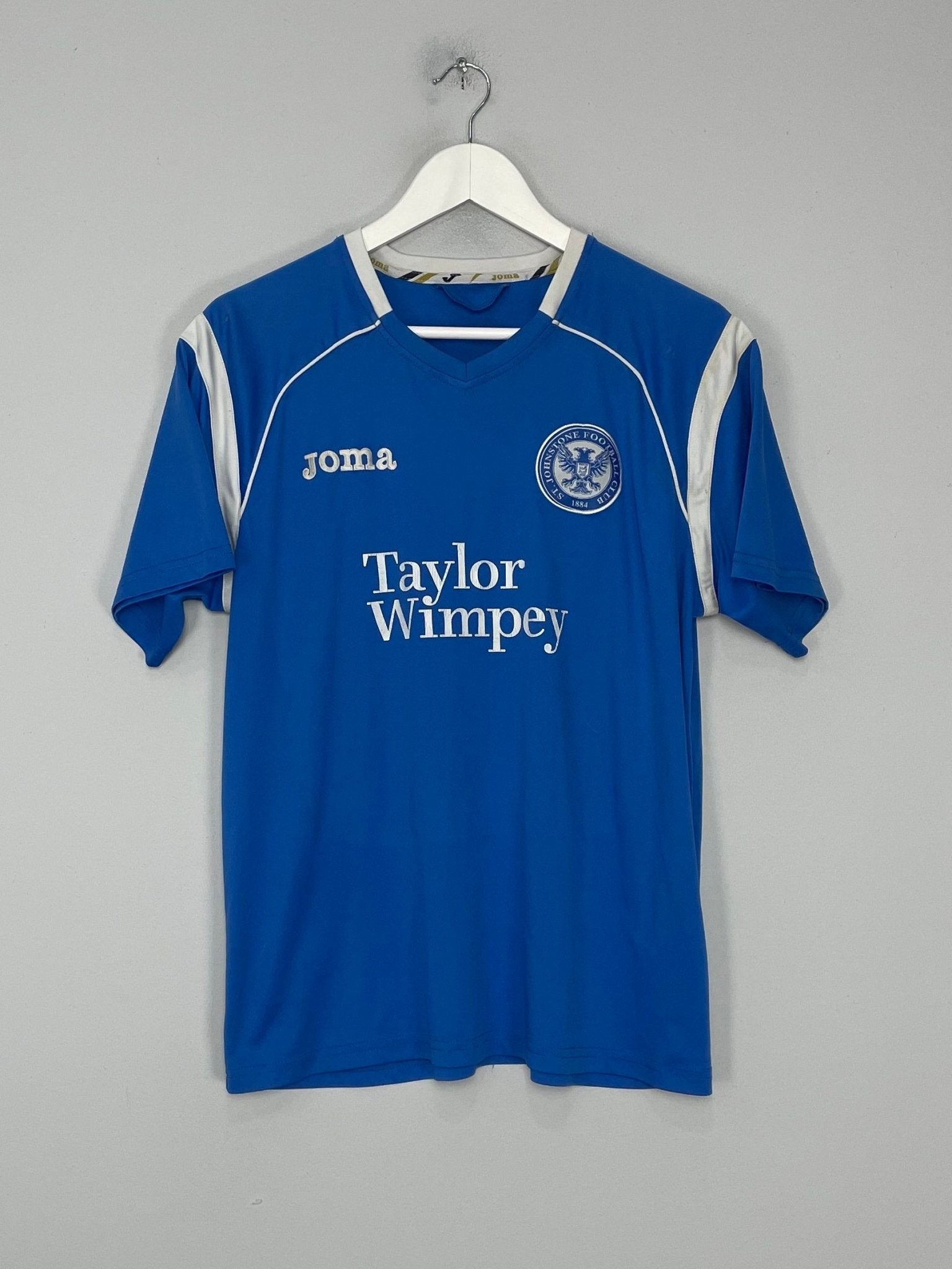 Shop 2010/11 ST JOHNSTONE HOME SHIRT (M) JOMA, classic football shirts, vintage football shirts & retro soccer jerseys at Cult Kits