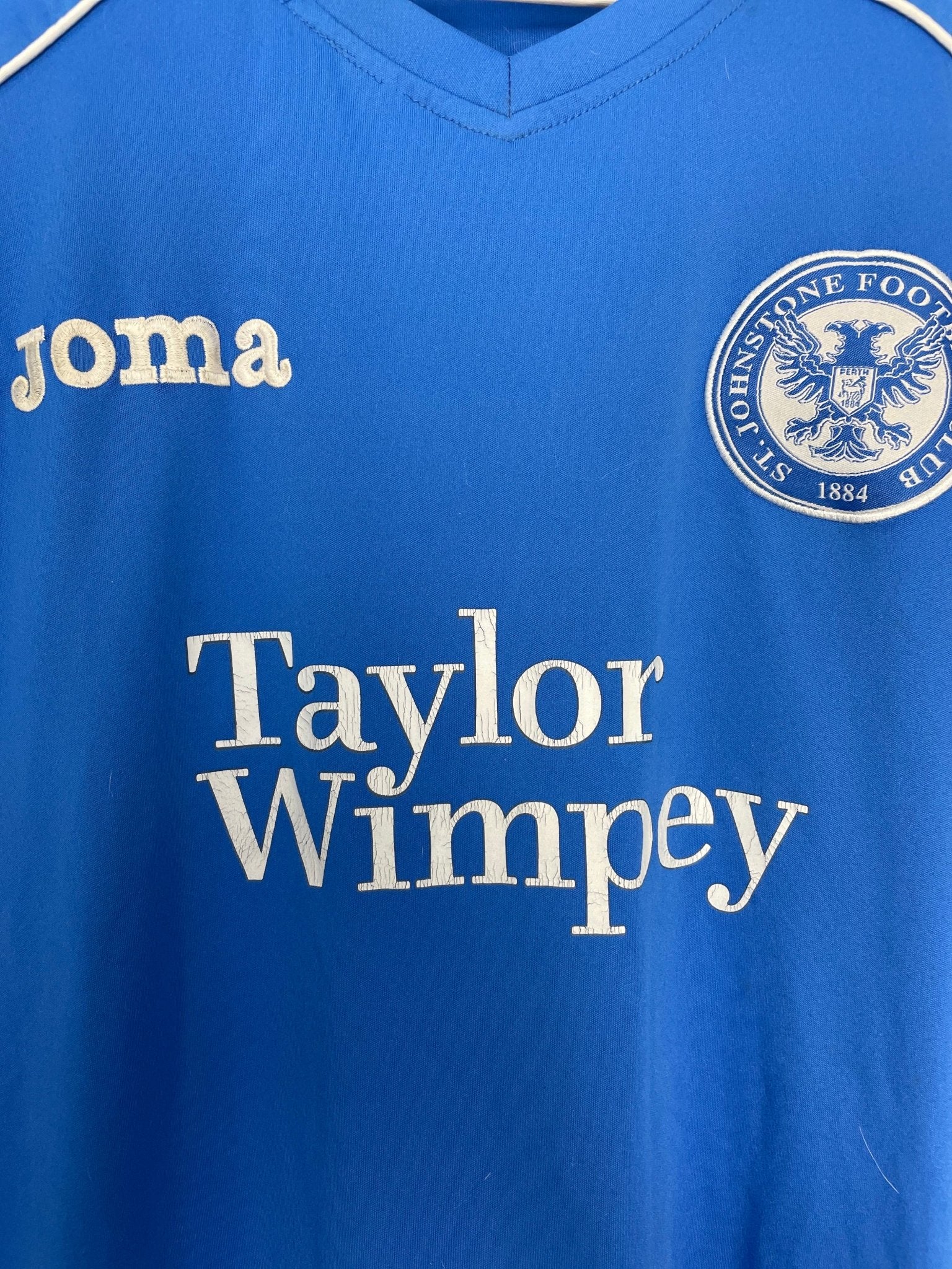Shop 2010/11 ST JOHNSTONE HOME SHIRT (M) JOMA, classic football shirts, vintage football shirts & retro soccer jerseys at Cult Kits