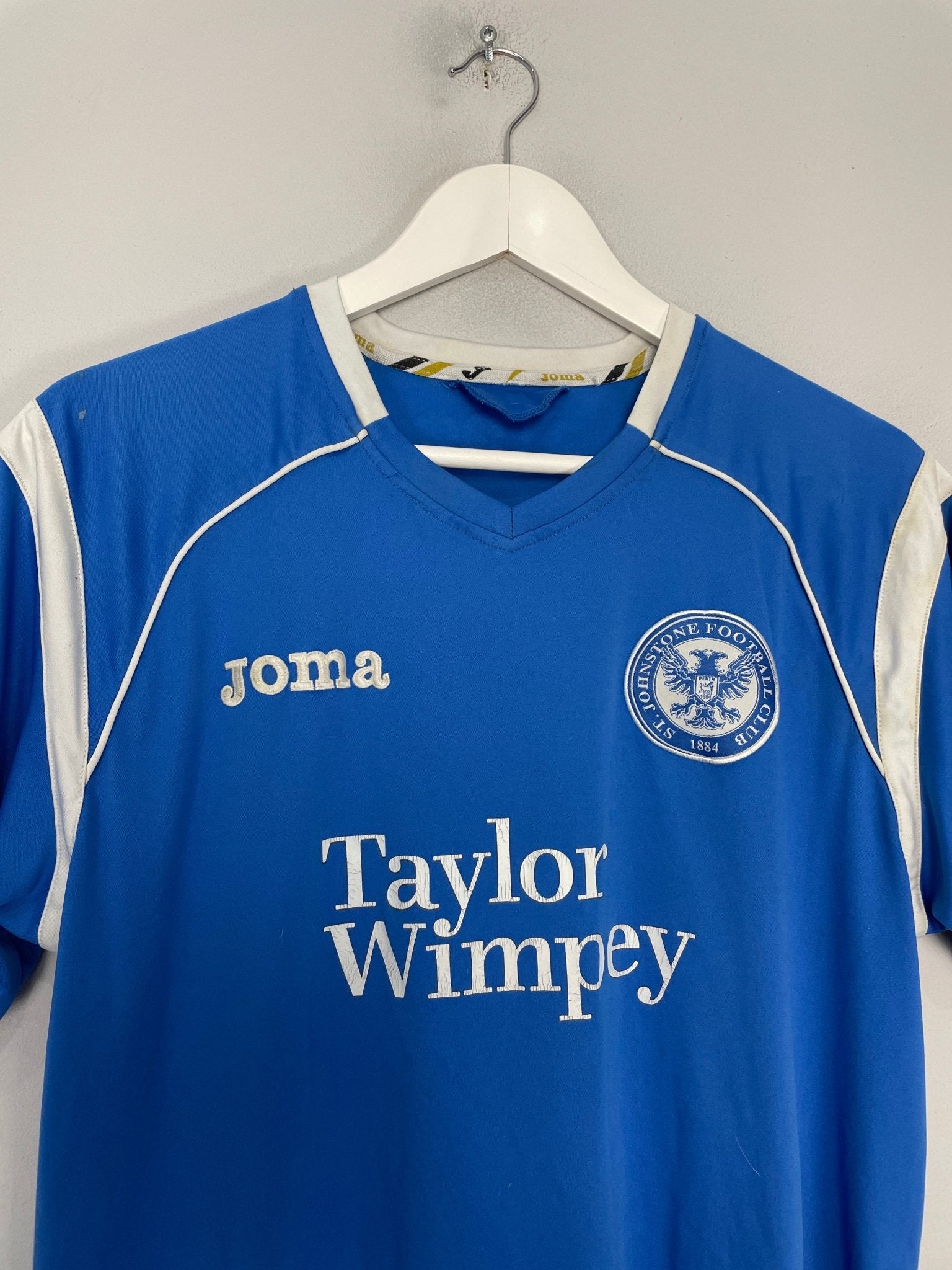 Shop 2010/11 ST JOHNSTONE HOME SHIRT (M) JOMA, classic football shirts, vintage football shirts & retro soccer jerseys at Cult Kits