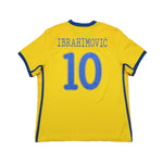 Buy 2010/11 Sweden Ibrahimovic 10 Home Shirt (XL) Umbro ~ Free worldwide shipping available ~ Authentic Vintage Football Shirts from Cult Kits