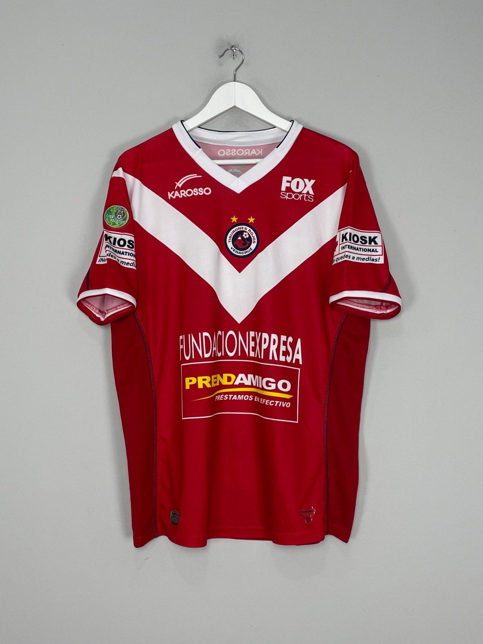 Shop 2010/11 TIBURONES ROJOS VERACRUZ HOME SHIRT (L) KAROSSO, classic football shirts, vintage football shirts & retro soccer jerseys at Cult Kits