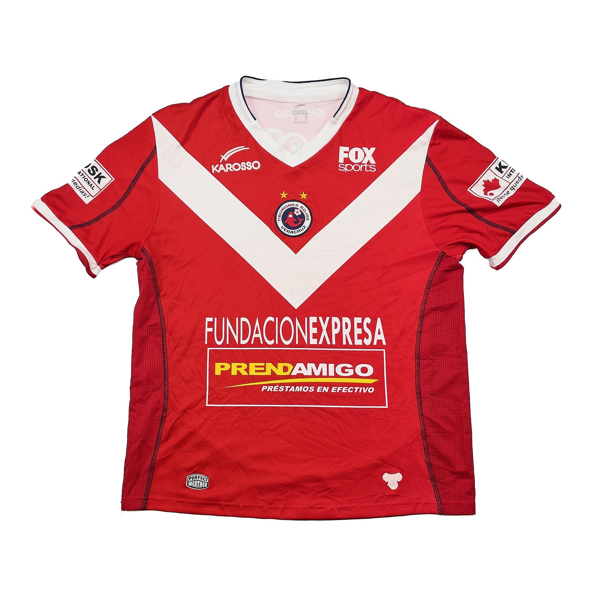 Buy 2010/11 Tiburones Veracruz Home Shirt (M) Karosso ~ Free worldwide shipping available ~ Authentic Vintage Football Shirts from Cult Kits